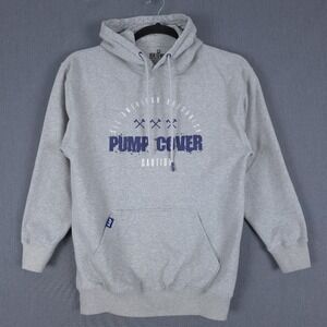 AAR All American Roughneck Pump Cover Hoodie Mens Medium Gray‎ Gym Sweatshirt